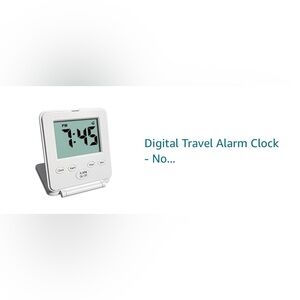 Small Travel-Size Alarm Clock - Brand New, Never Opened!